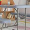 Emma and Oliver Aryka Kid's Easy Fold Waterproof, Stain and Impact Resistant Plastic Picnic Table with Benches and Steel Tube Frame